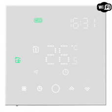 Wi-Fi скляний терморегулятор Ecoset TGW-003 Wi-Fi з датчиком підлоги 3м
